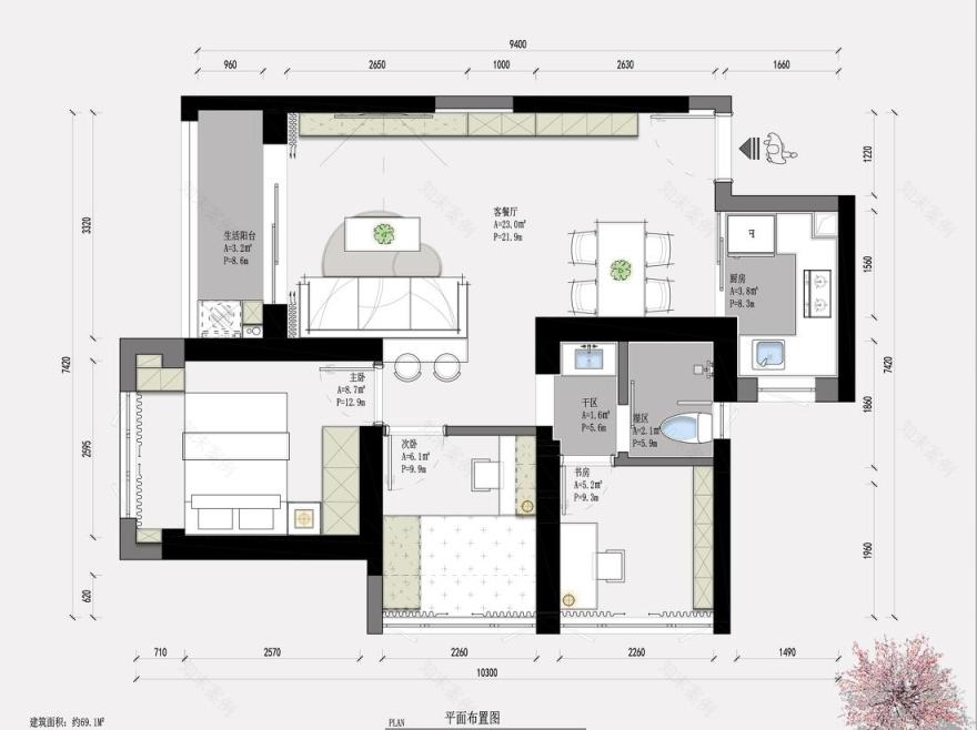 70m²小宅空间重构-4