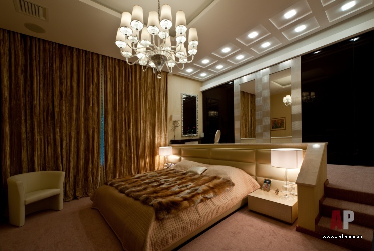 尼古拉山上带花卉主题的新艺术风格别墅室内设计丨Серов Егор-30