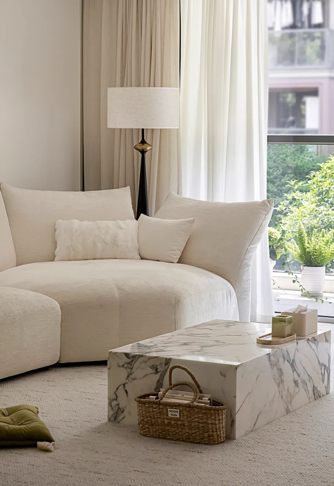 【新作】谁说小户型不能玩法式?97㎡治愈系空间,美到不想出门-51