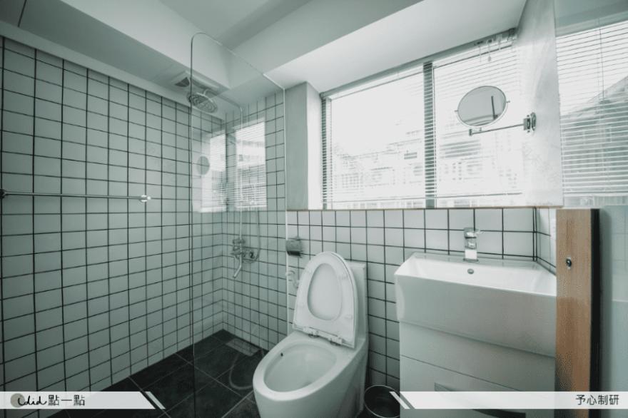 40坪老屋翻新:工业风日租套房设计-33