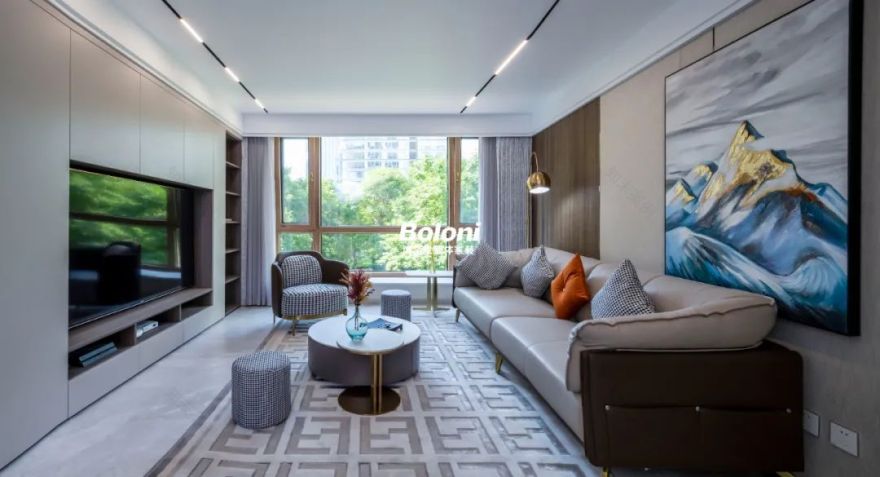 远洋新干线现代简约风住宅设计丨中国北京丨博洛尼特级主任设计师梁鸿亮-25