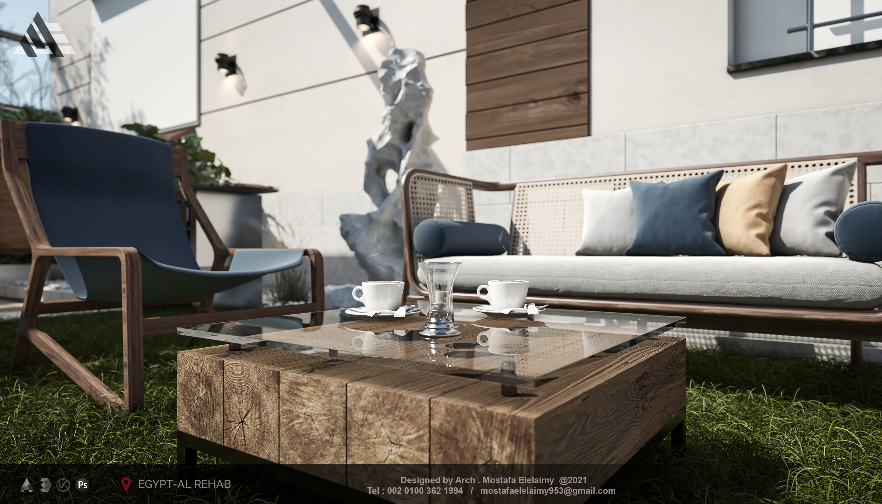 别墅花园景观丨Egypt丨Arch. MOSTAFA ELELAIMY-13