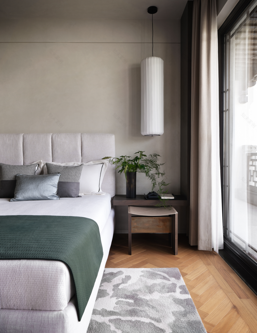 银杏汇湘湖天境 新中式挑空别墅丨中国杭州丨H.N.LIN空间美学馆-61