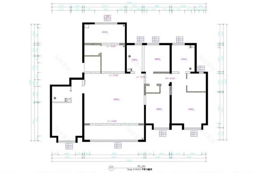 万达天玺现代简约大平层设计丨青马别墅空间设计-28