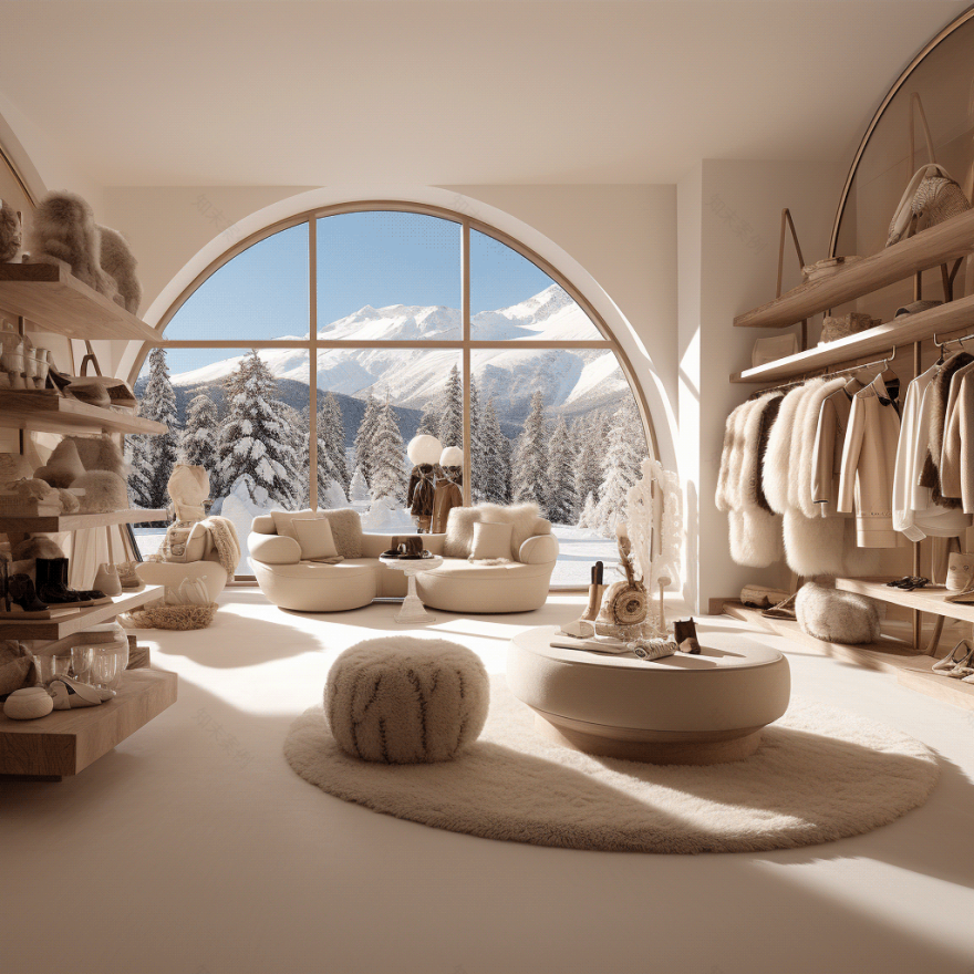 AI 设计·重塑 Jacquemus 冬季概念店丨瑞士-7