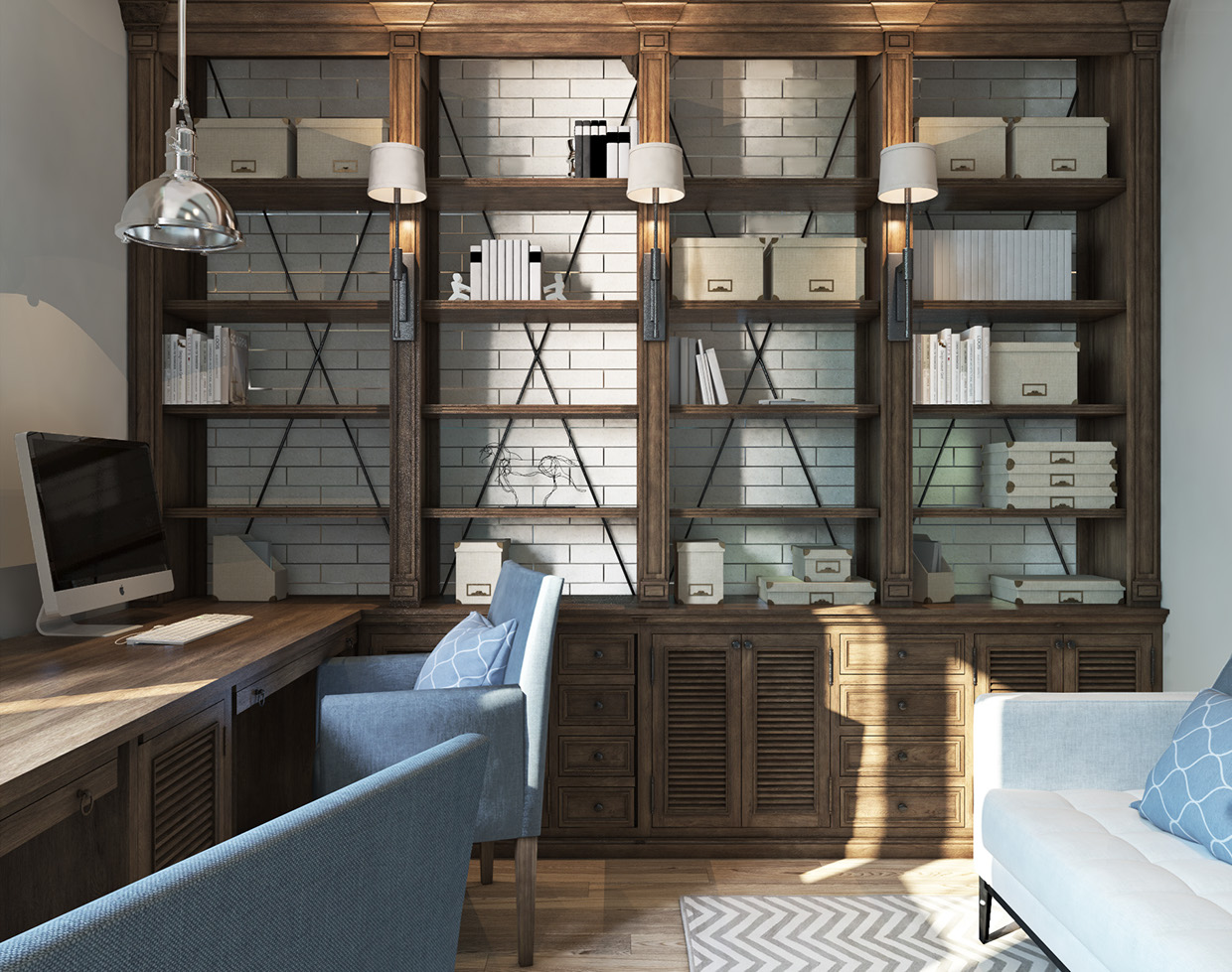 小工作室公寓的简约木质风格装饰设计-18