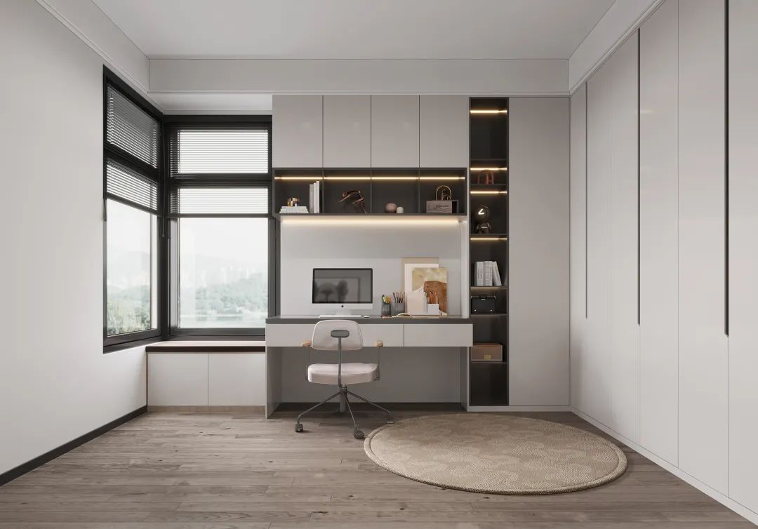 现代简约舒适住宅丨卢丹设计师-16