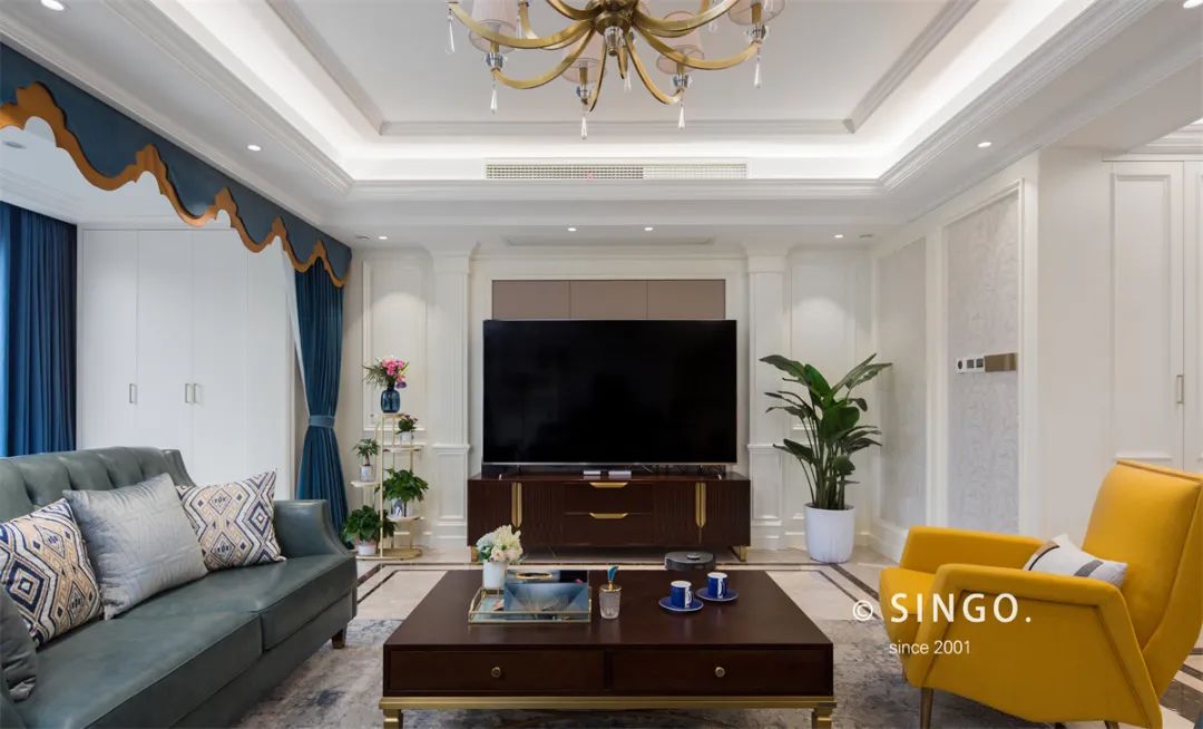 现代美式叠墅设计丨星杰设计师-48