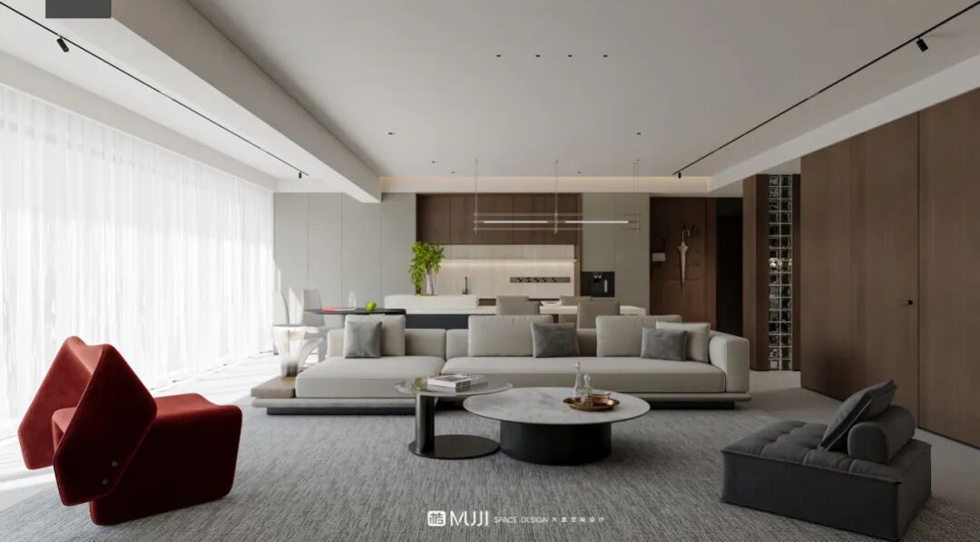 木吉新作｜意式美学与自然绿意，共构大平层的优雅栖居-20