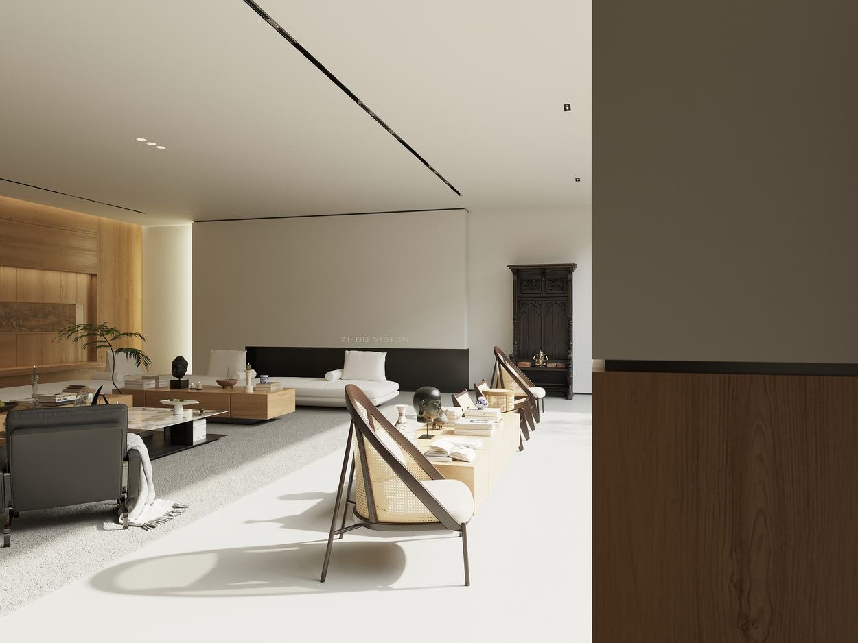 忆江南·中式别墅丨ZHBB 效果表现-22