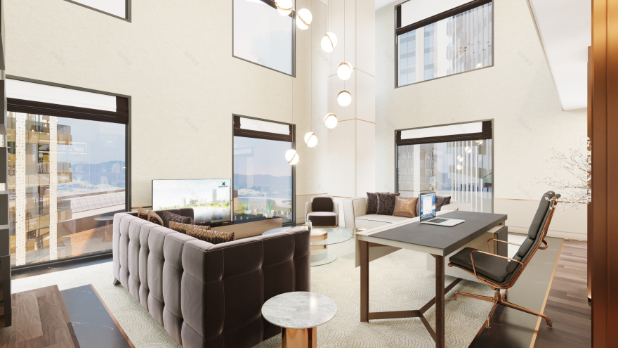 家庭工作空间区域丨土耳其安卡拉-20