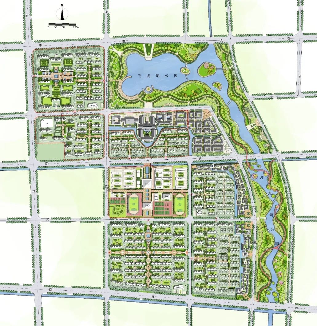 江苏丰县飞龙湖汉韵小镇丨中国徐州丨上海柏创智诚建筑设计有限公司规划研究院-34