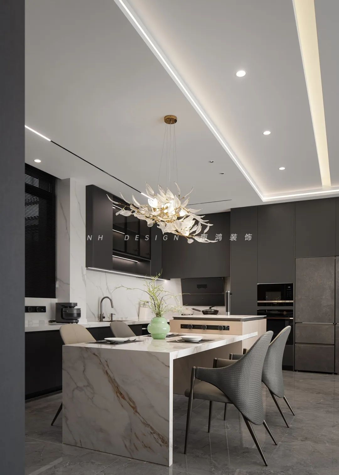 金航府330㎡ · 理性与浪漫共生丨中国杭州丨浙江南鸿装饰-14