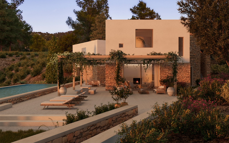 18 位建筑大师的伊维萨岛私人别墅设计,自然融入奢华-107