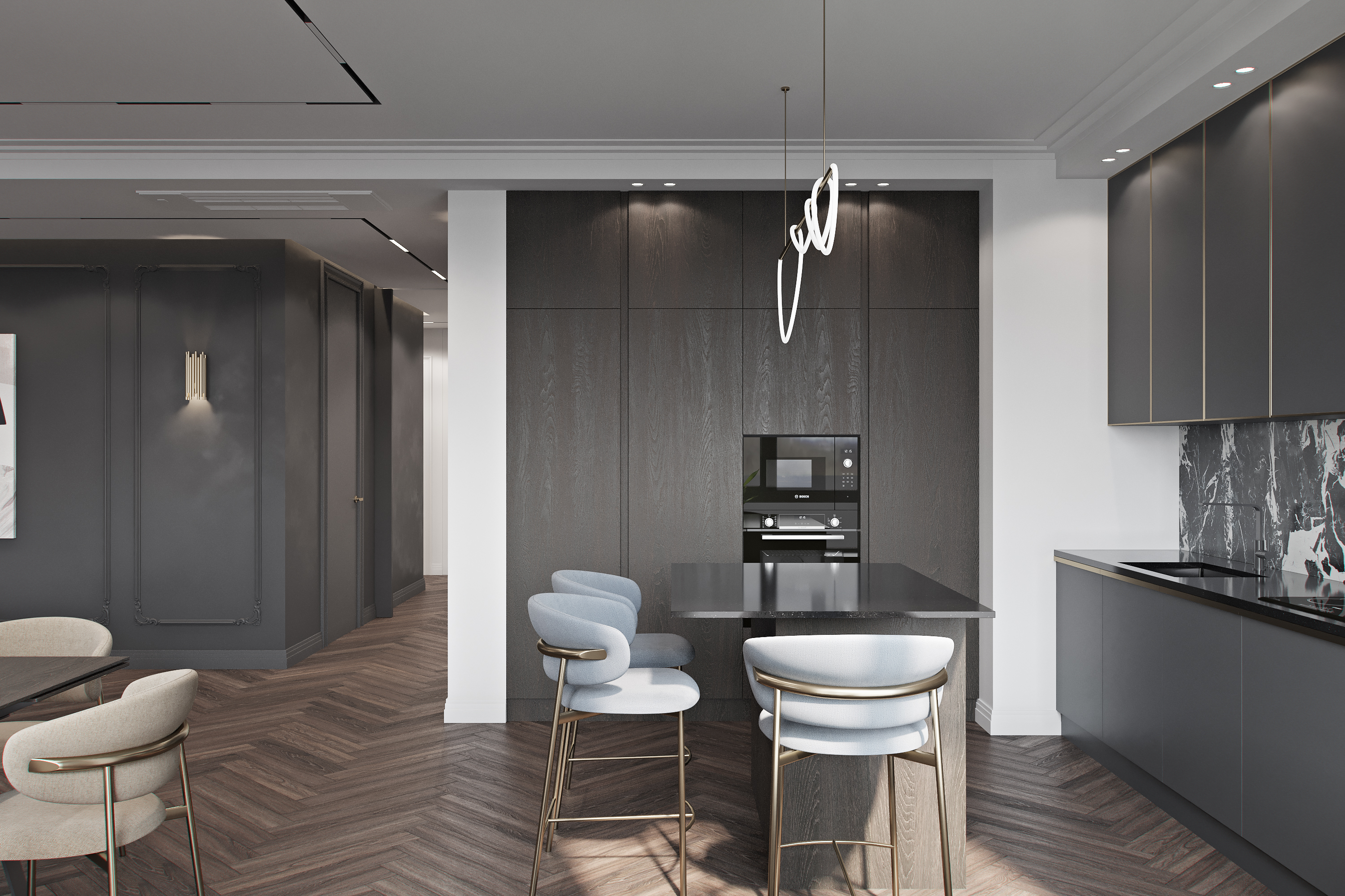 MONTEREY 2 公寓室内设计丨白俄罗斯明斯克-11