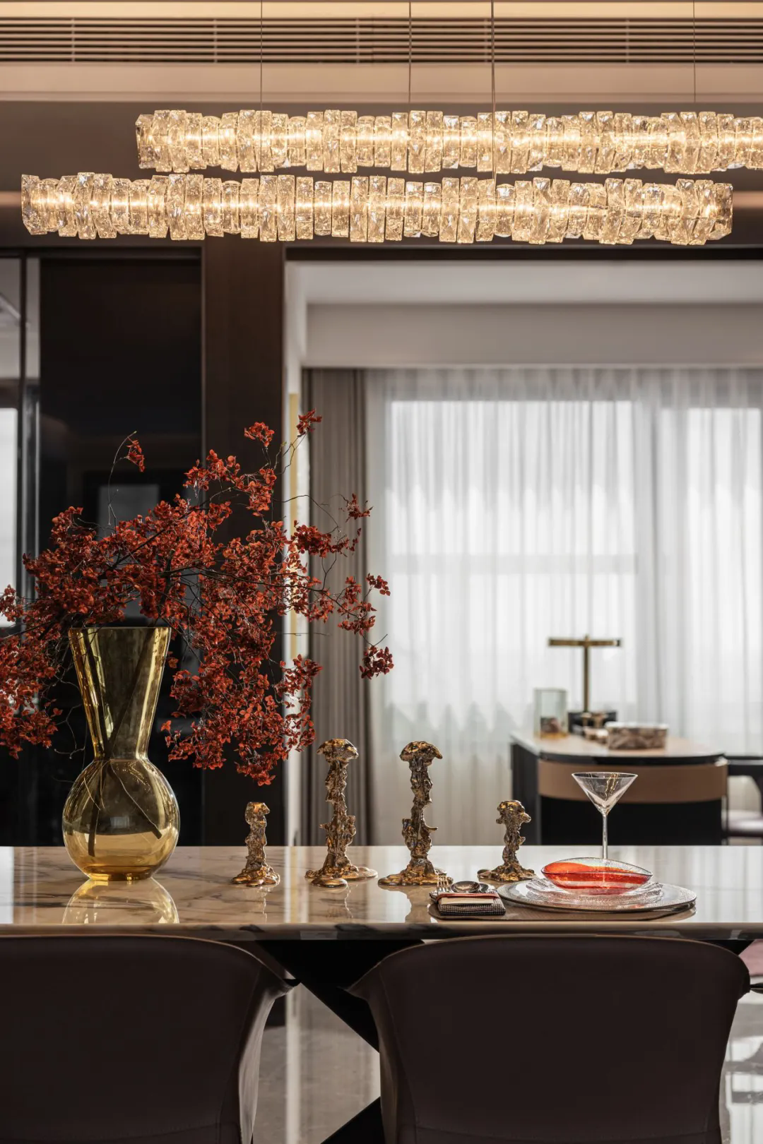 北京招商玺顶奢售楼会所样板间丨中国北京丨集艾,万品设计-51