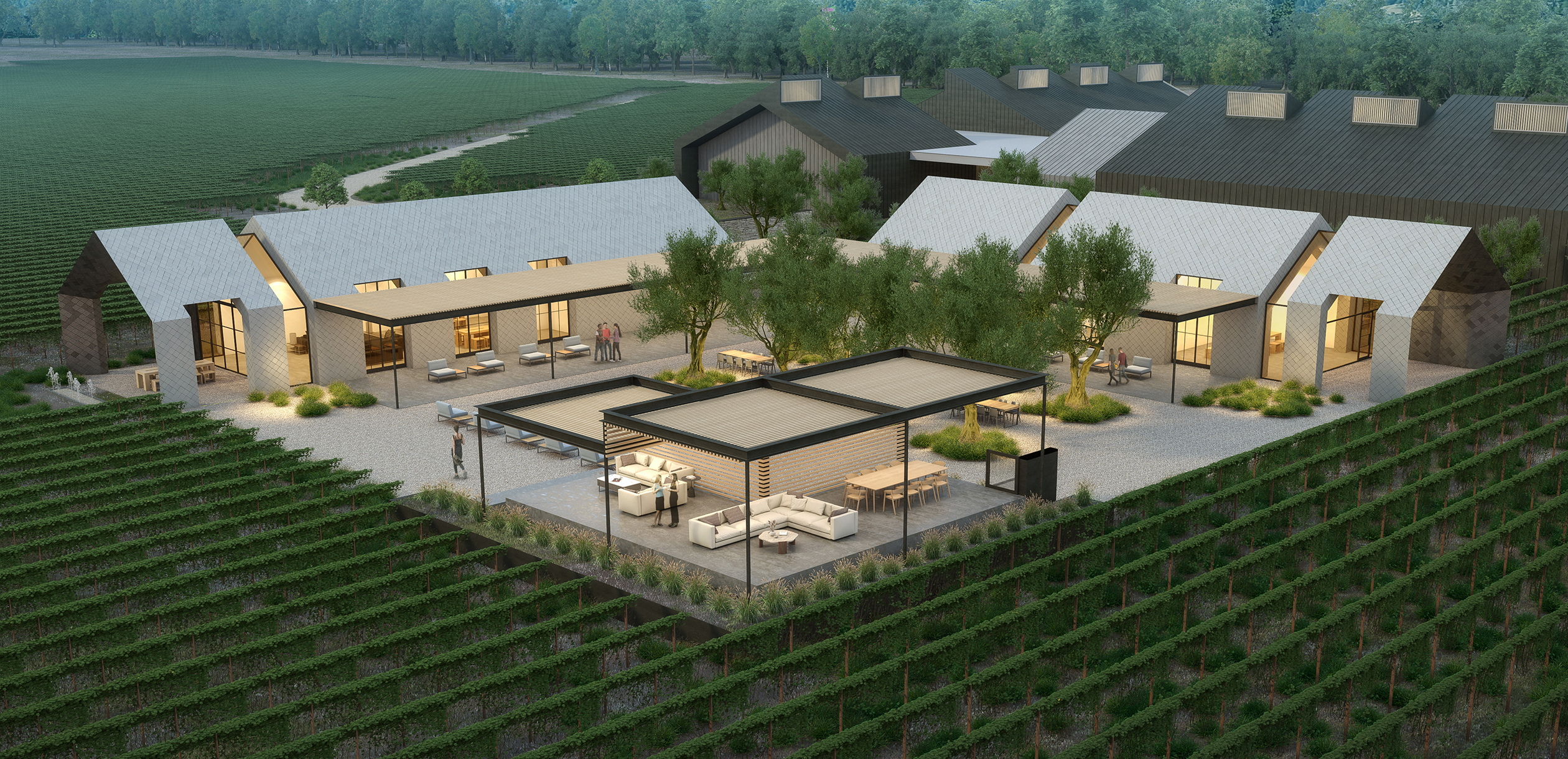 扬特维尔酒庄丨美国加利福尼亚丨Signum Architecture-13