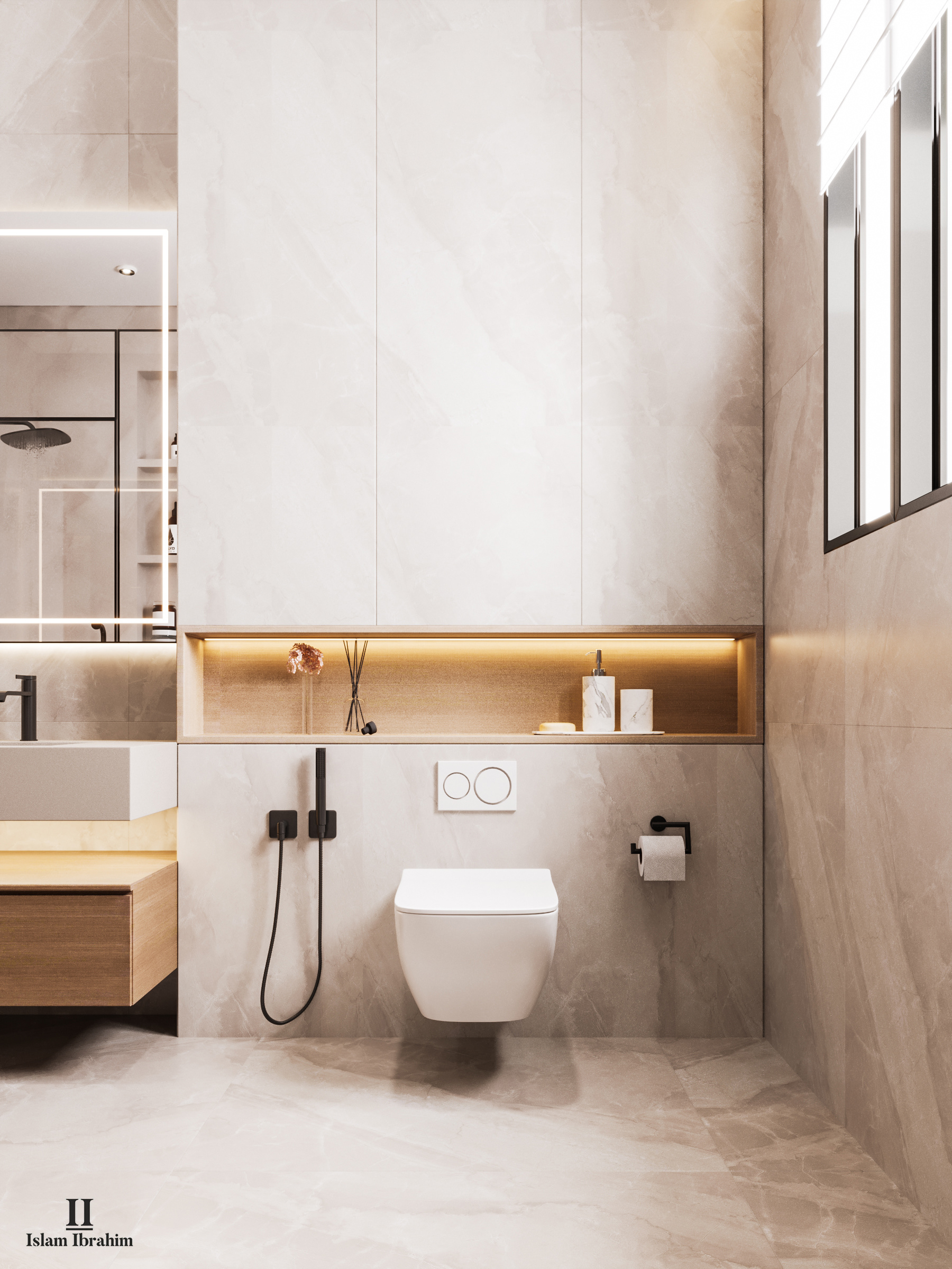 MASTER BEDROOM 室内设计丨ISLAM IBRAHIM-1