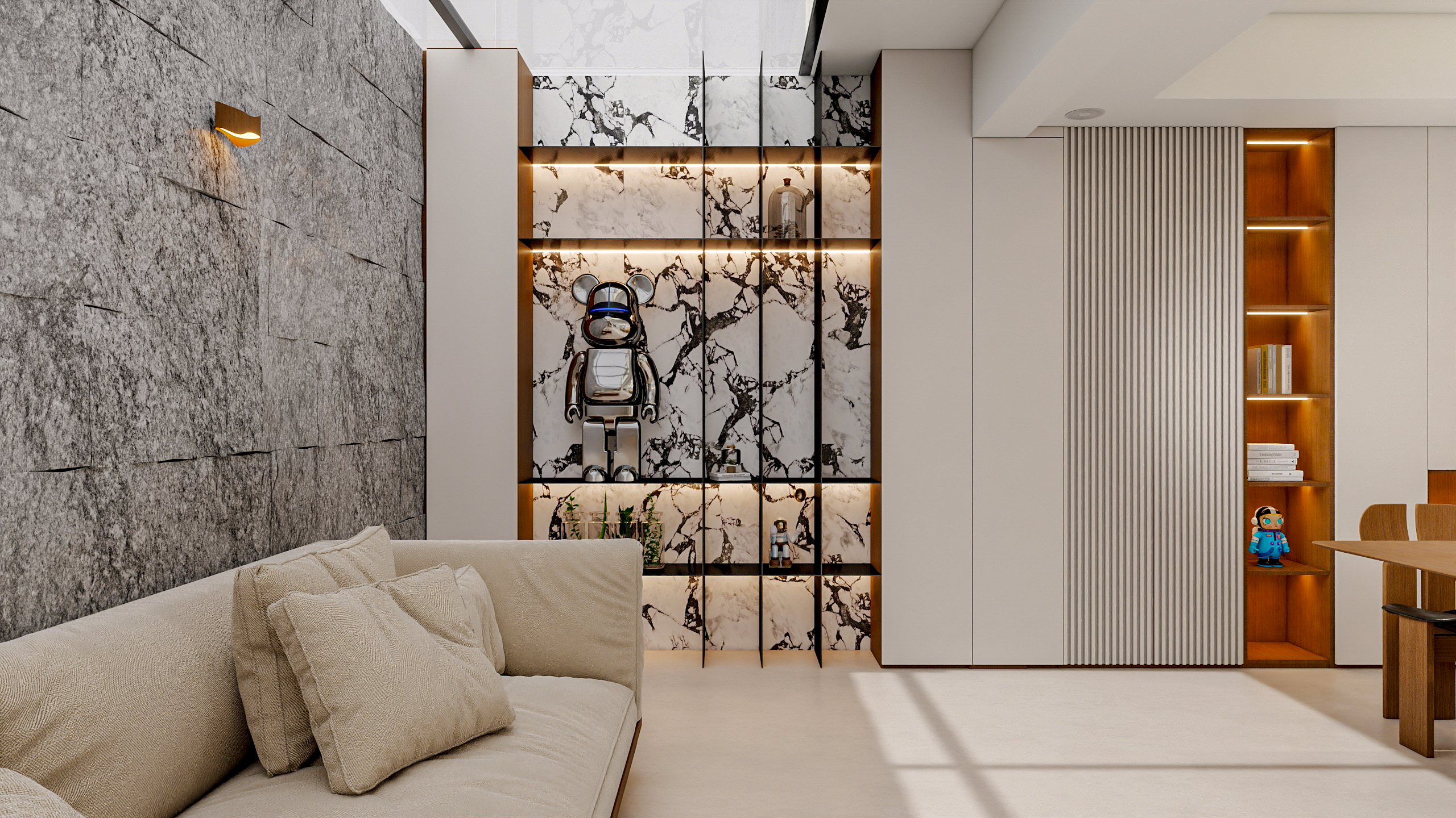 四川成都花间君邸（603平方现代极简底跃四居室）-31