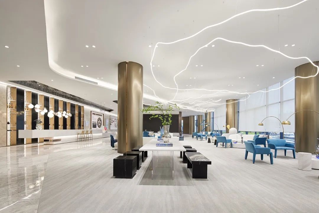 江苏盐城大丰生活美学艺术馆 | 虚实之间的蓝色梦境-58