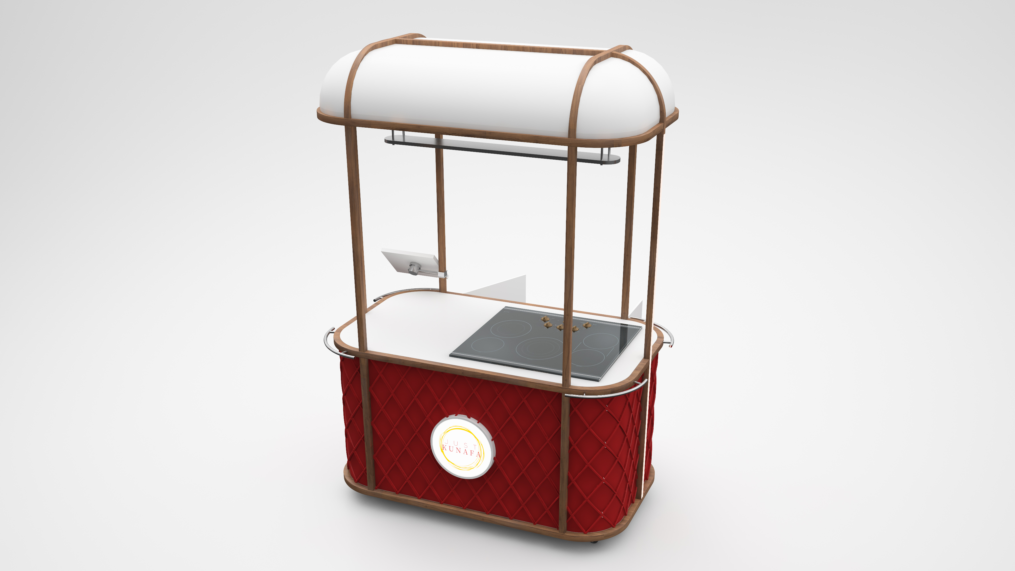 Just Kunafa 户外服务台设计-5