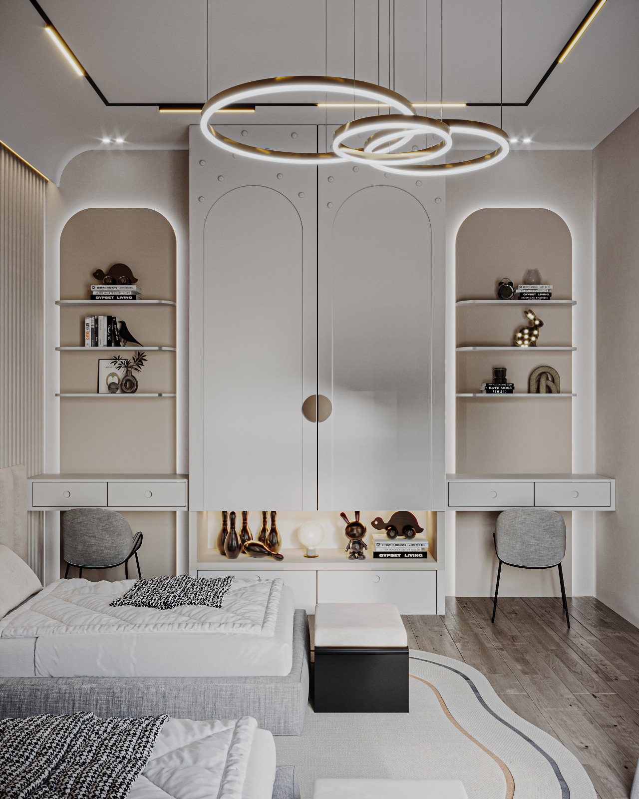 女孩卧室丨沙特阿拉伯丨Decore Holic Design-8