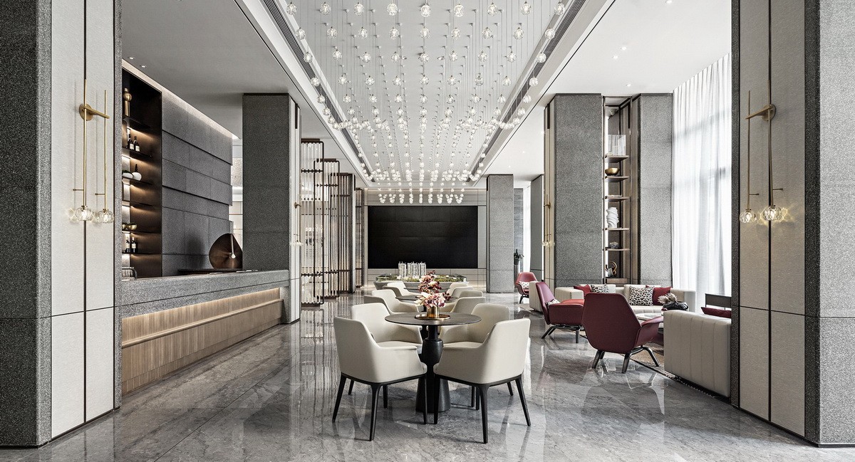 湾区之眼,时代律动——中山万科西湾汇销售中心室内设计-8