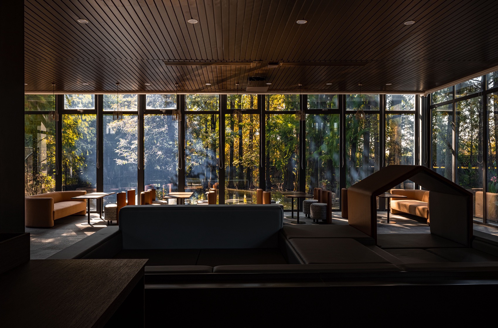 桐乡濮院红旗漾杉林部落共享餐厅 / 上海严旸建筑设计工作室-27