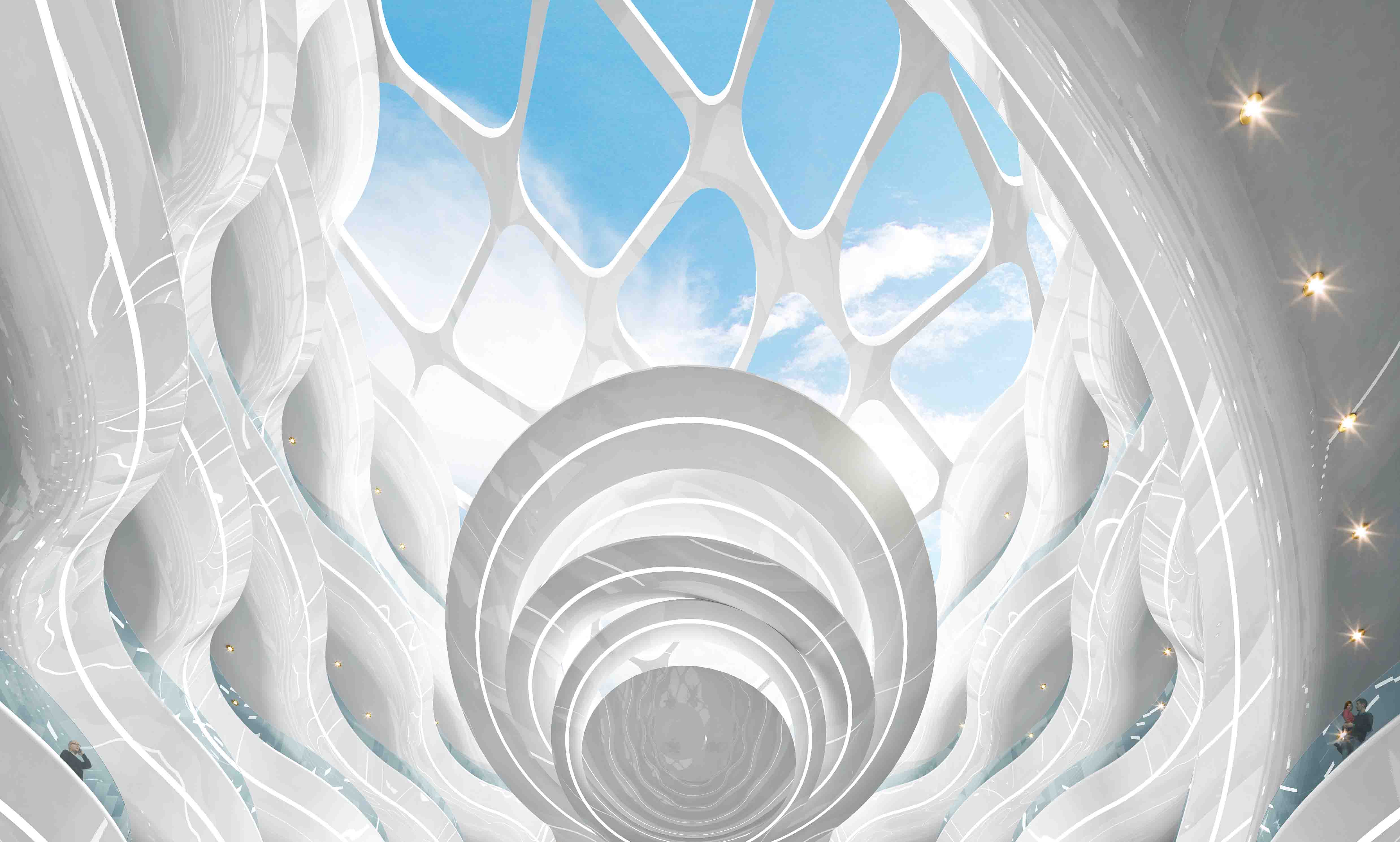 VivoMar · 绿色环保的未来办公餐饮酒店综合体设计-43