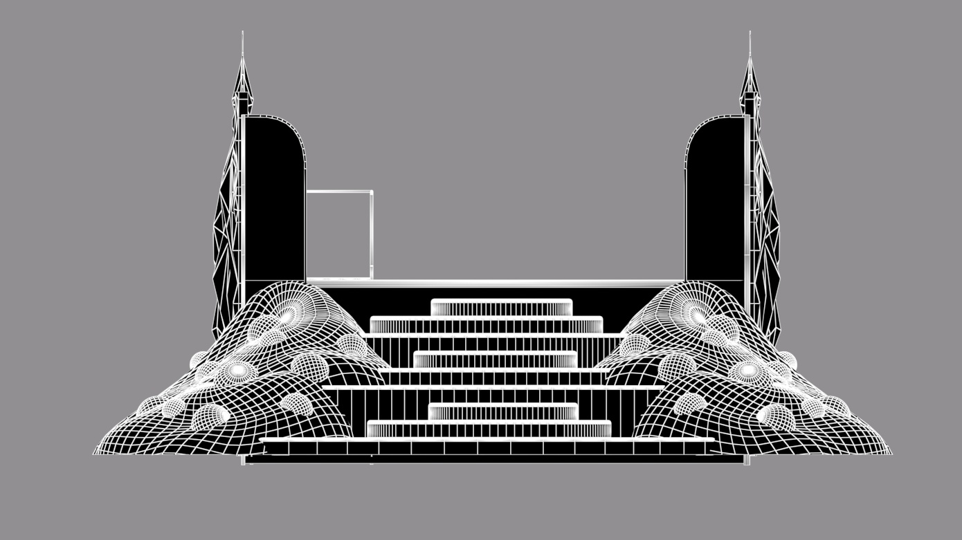 New Town Plaza architecture Roof Design-2