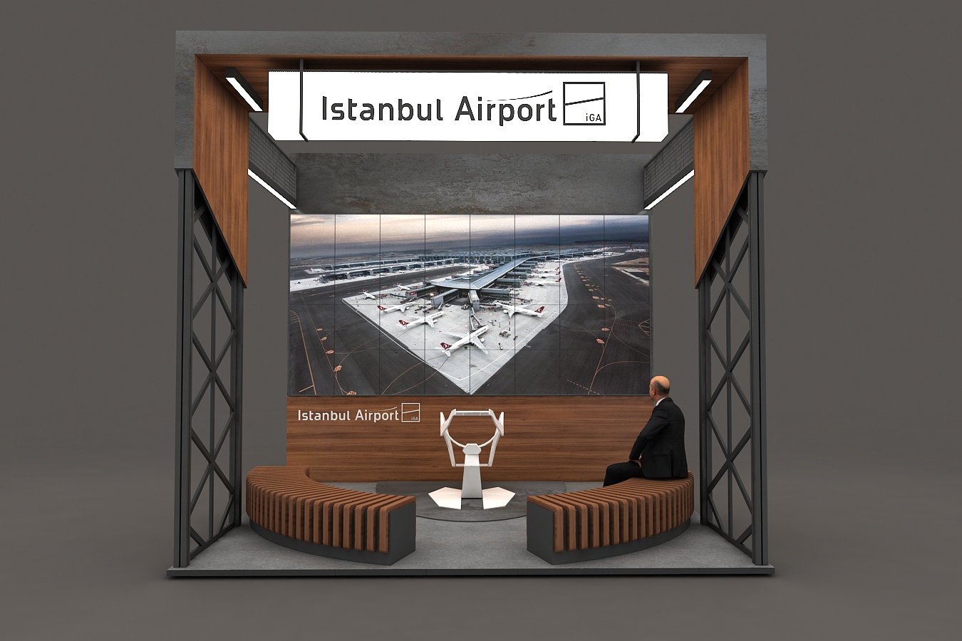 Istanbul Airport (IGA) Booth Design_16sqm-1