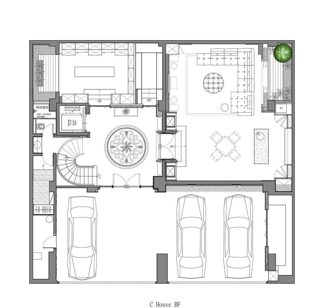 平层丨张清平设计作品—C House-18