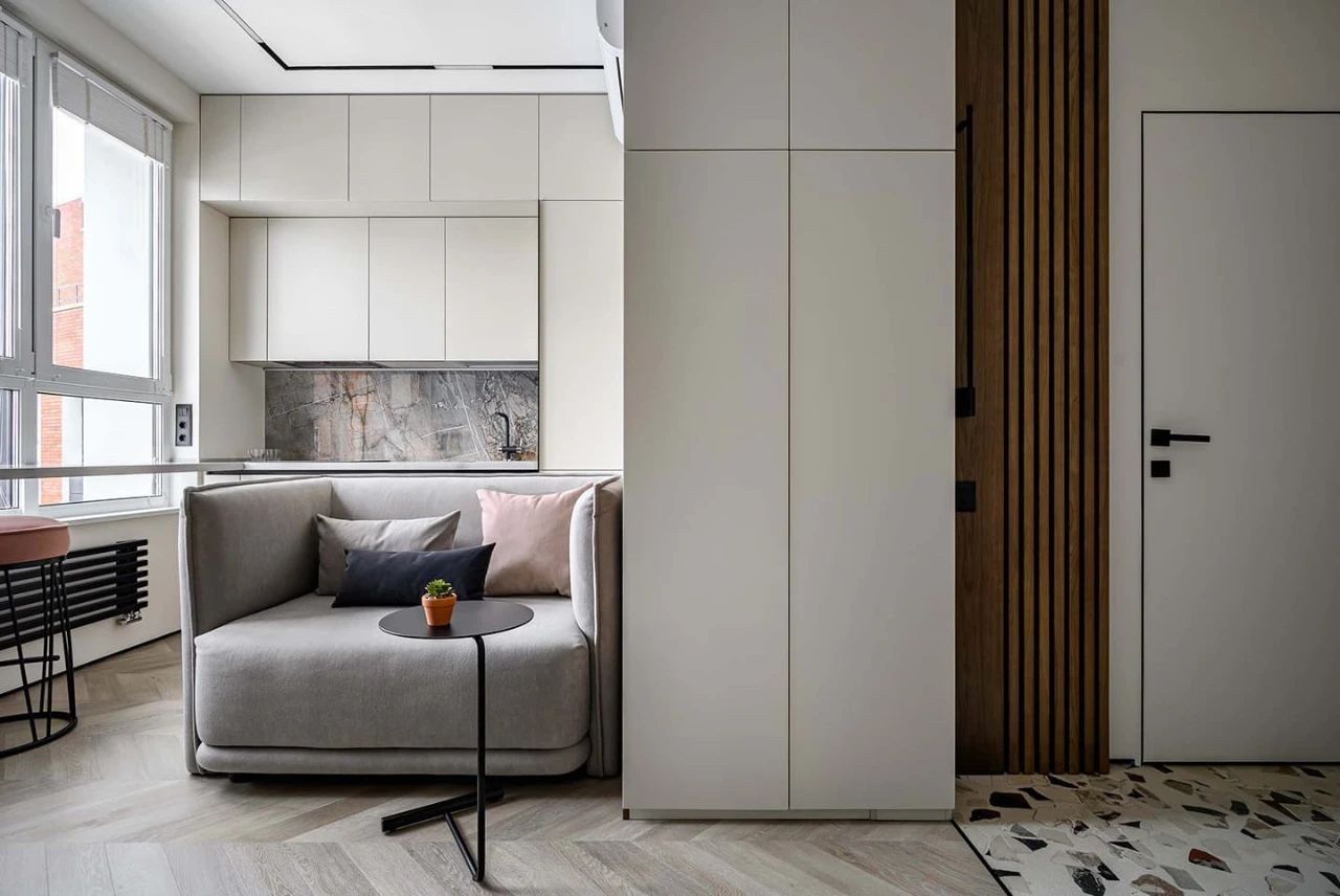 36㎡一居室设计丨Irina Vashchenko-22