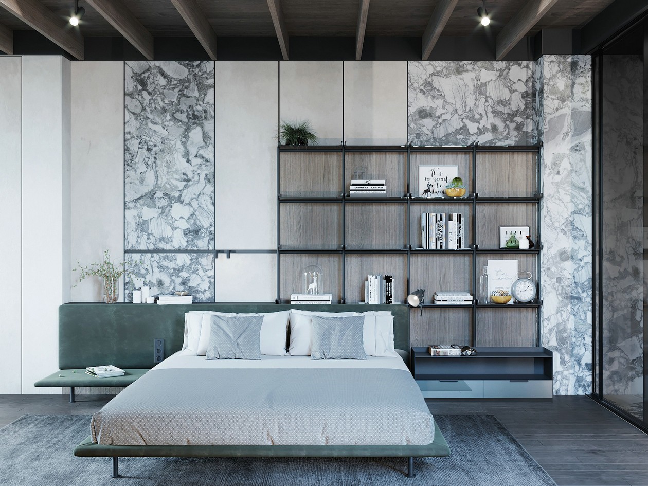 200平米的卧室和洗手间设计！-4