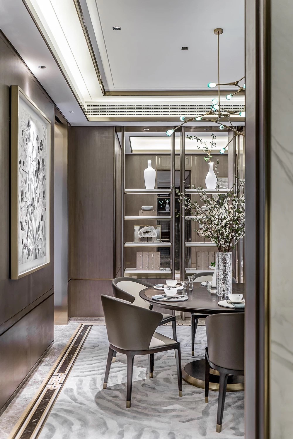 极简奢侈，融入生活的艺术——后海 6 层别墅设计-105