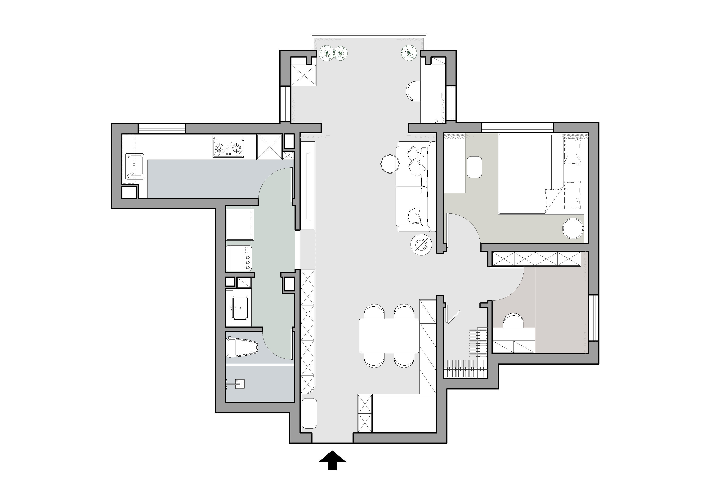 72㎡森系原木风小家设计丨中国北京丨久栖设计-50
