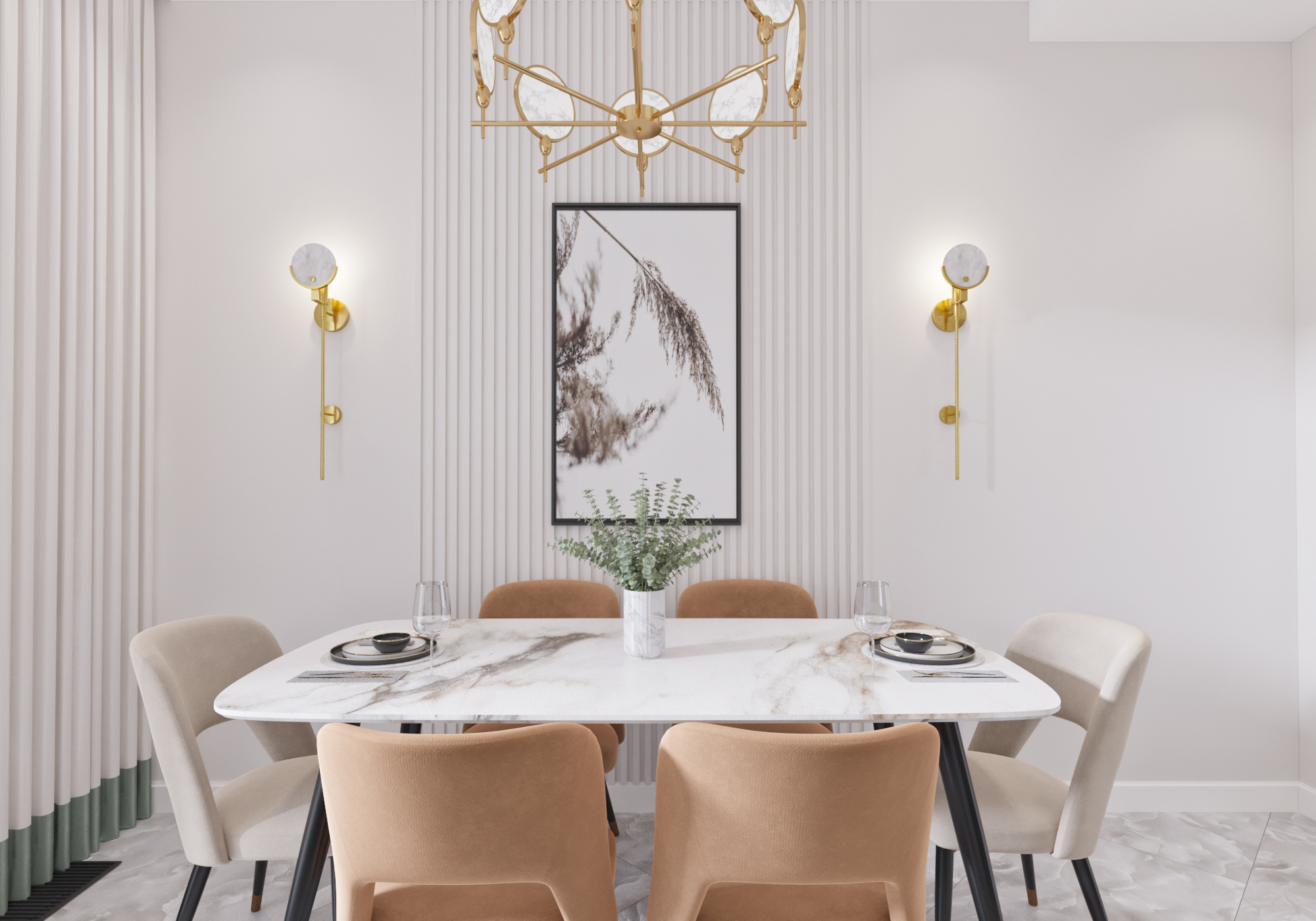 Apartment design 113m2 + Terrace 20m2. Tashkent-14