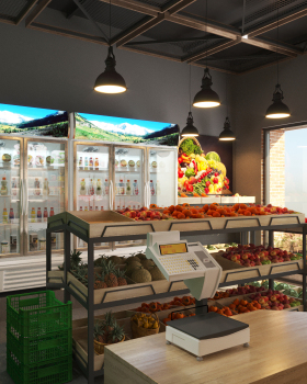 Fruits shop design