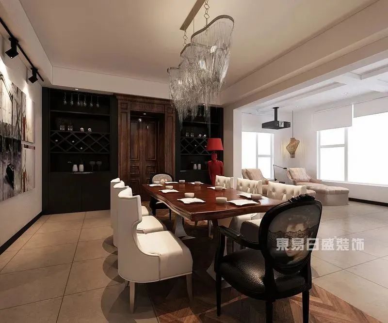 192㎡现代简约装修实景，暗黑系高端设计，动感格调并存-28