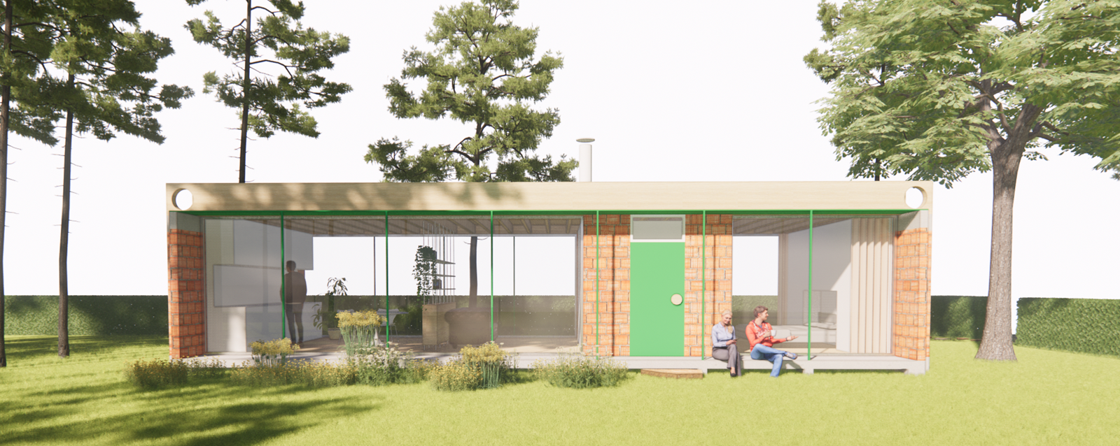 平房；小屋；别墅丨MO architecten-12