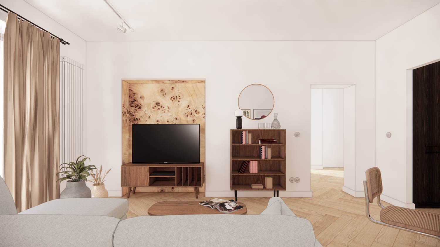 Retro Apartment in Gdynia-3