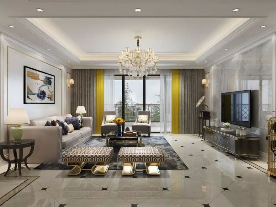 简欧风网红样板房,打造优雅舒适生活空间-6