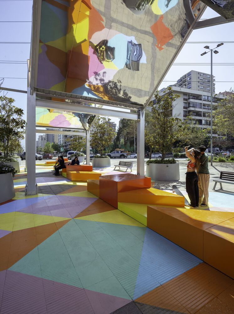 智利镜子广场丨智利圣地亚哥-20