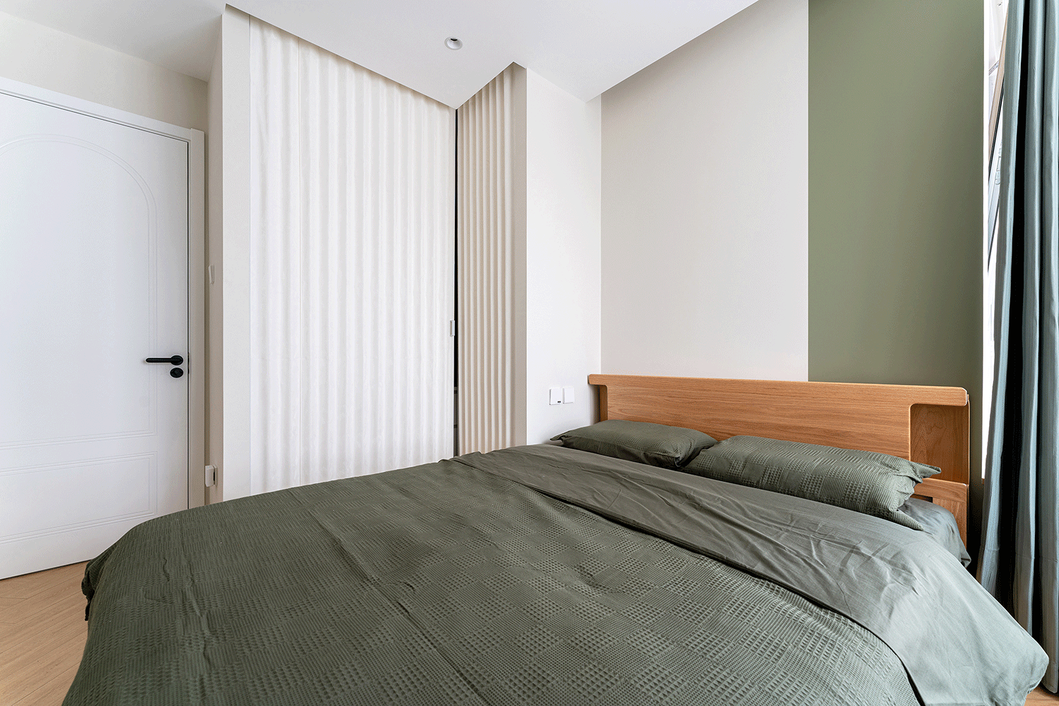 70㎡柠檬黄+墨绿奶油风甜蜜双人居丨中国北京丨久栖设计-54