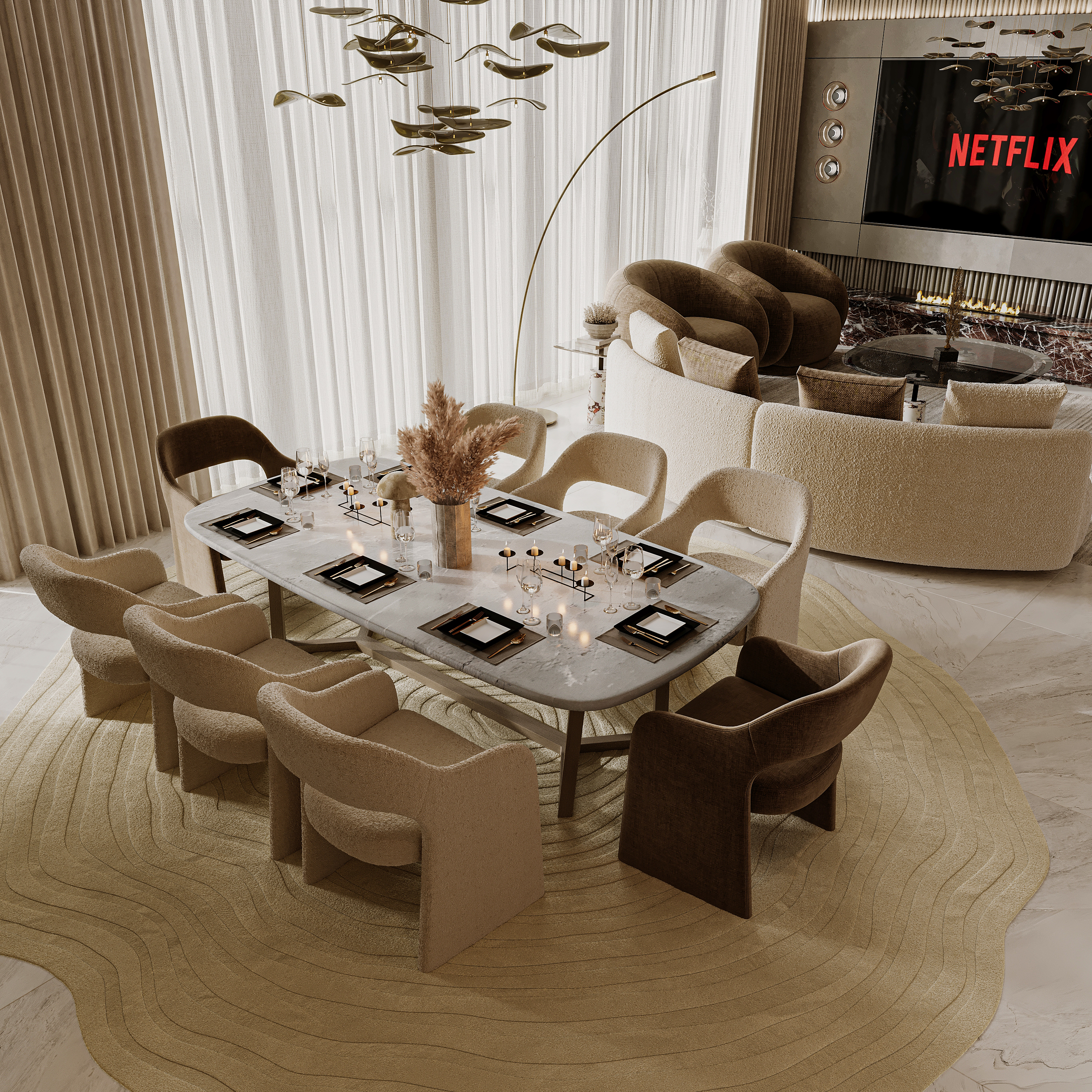 大厅室内设计丨KT_DESIGN STUDIO-30