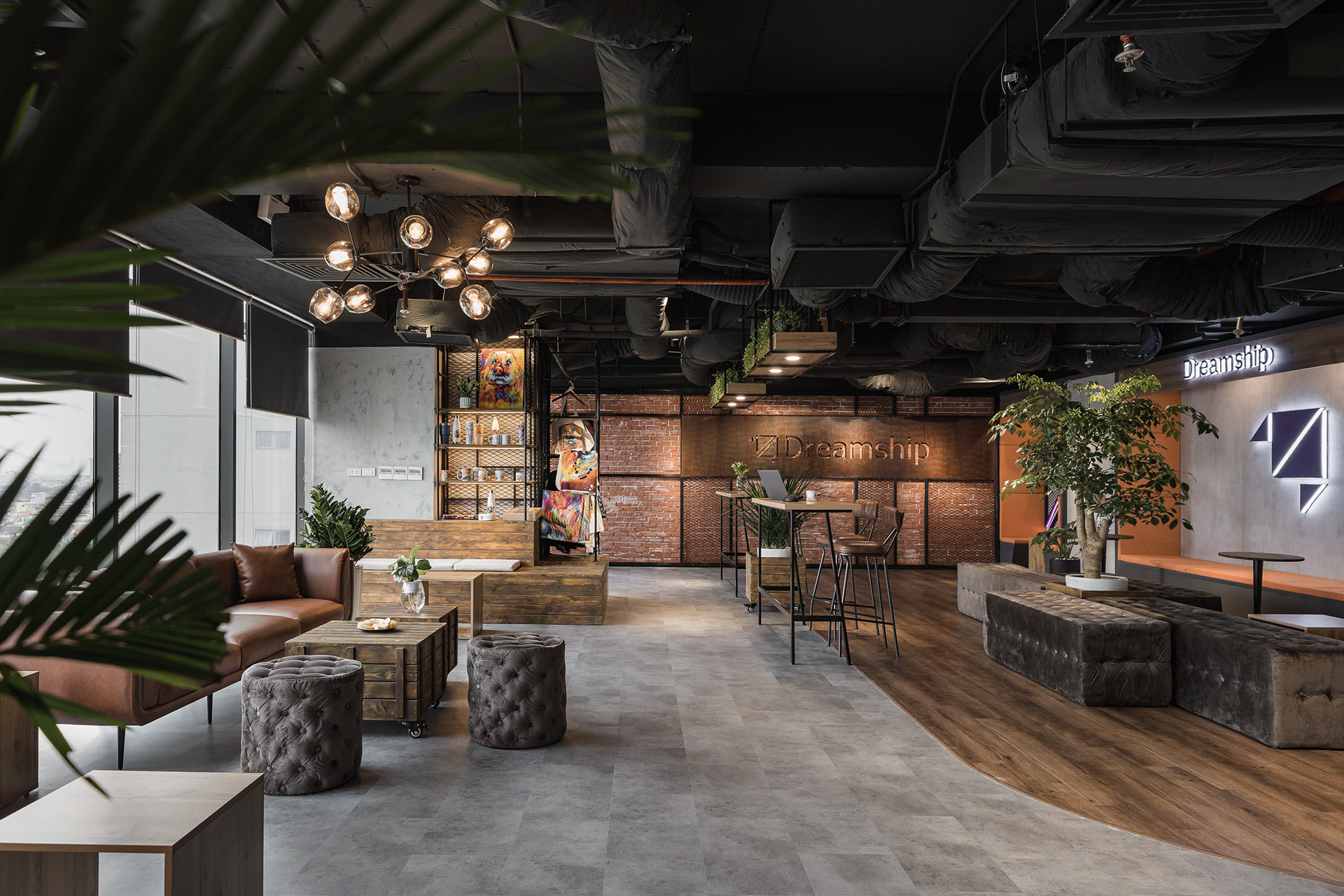 梦想之船办公室丨越南河内丨House Design-13