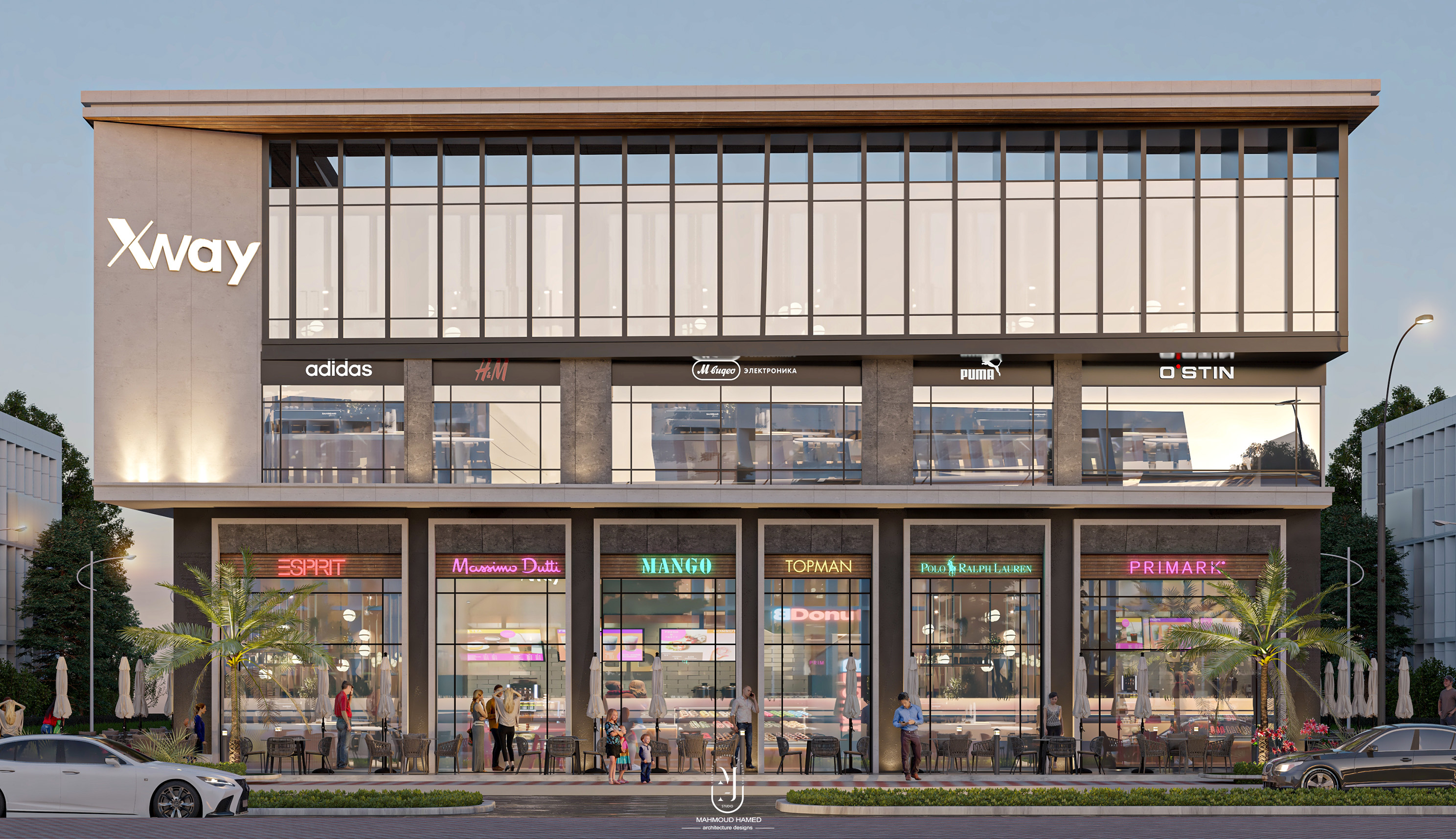 modern mall facade-1