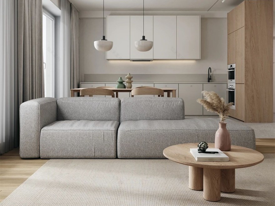 现代简约素雅的居住空间丨Artem Rechitsky-3