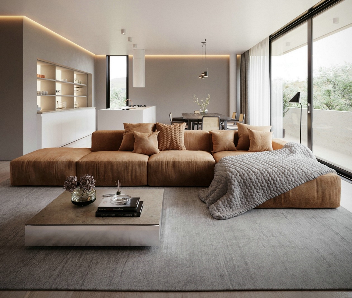 极简白+高级灰，营造质感优雅的生活居所-7