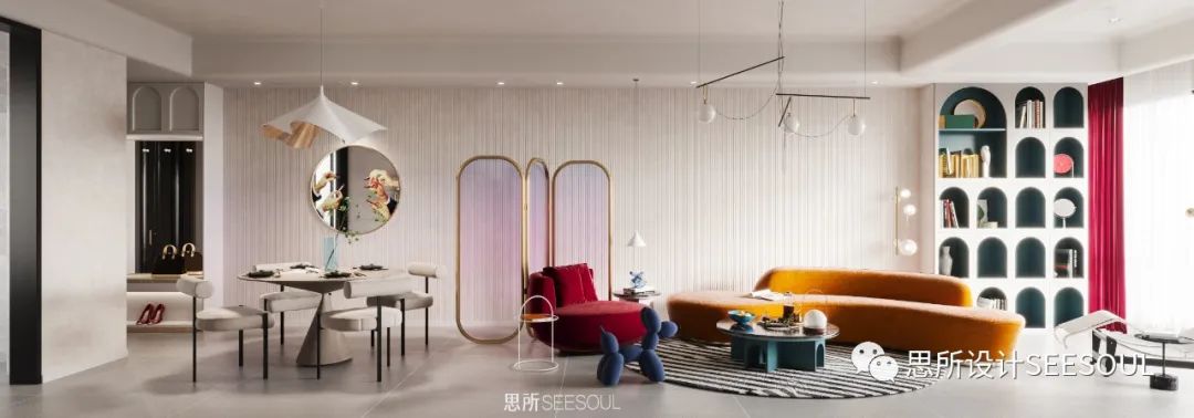 色彩点睛,耒阳合兴中心城现代家居设计-23